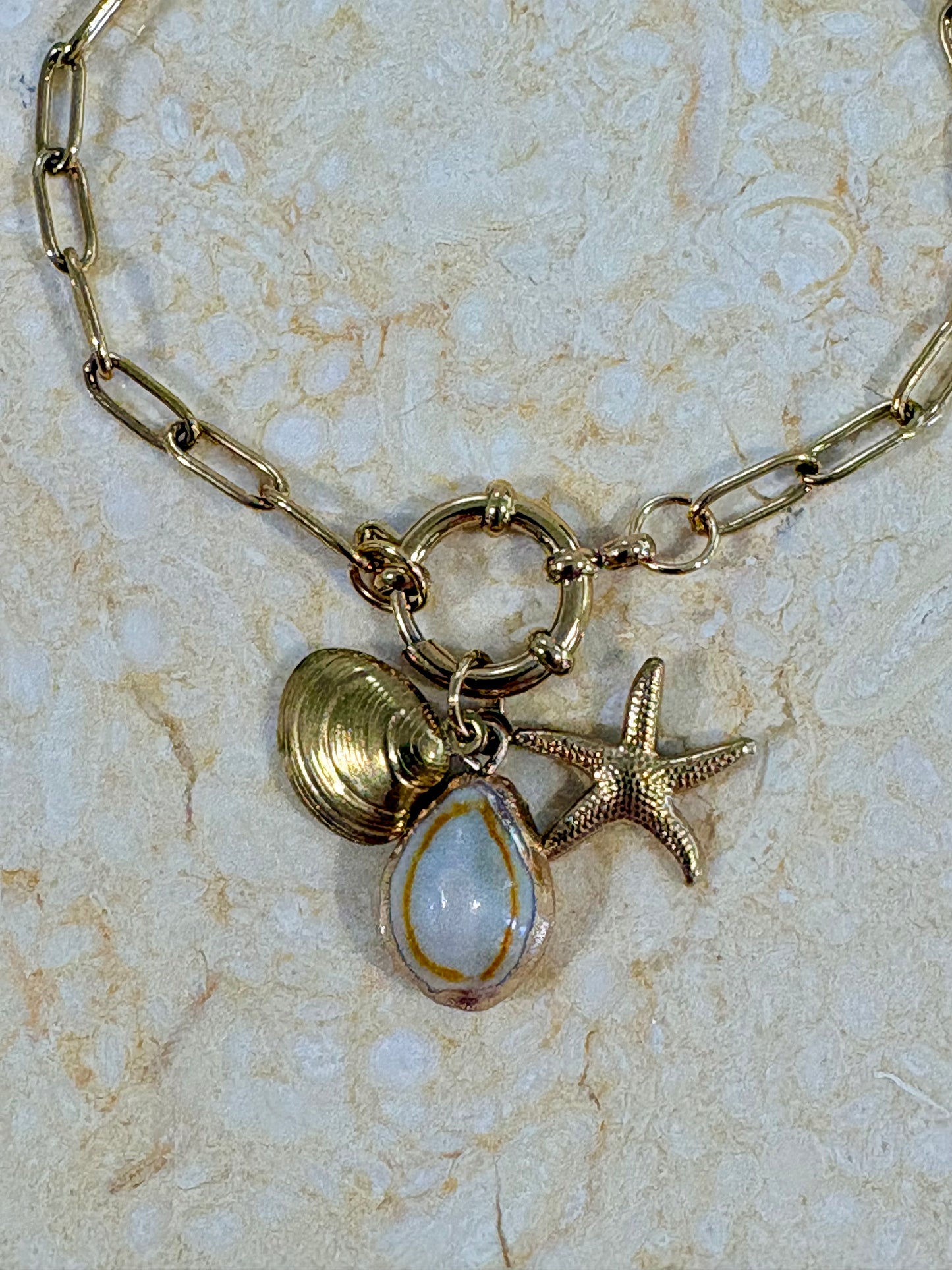 Shell Charm Bracelet