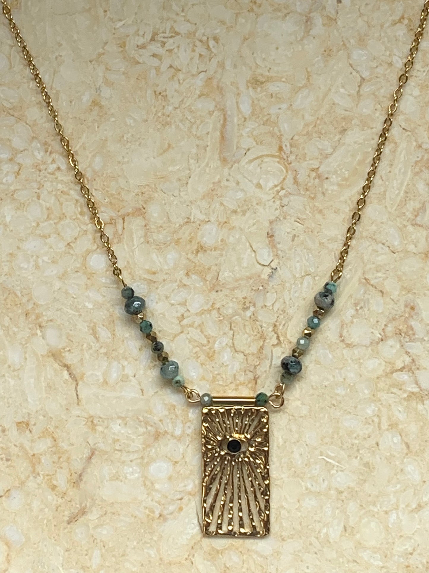 Radiating Eye Necklace