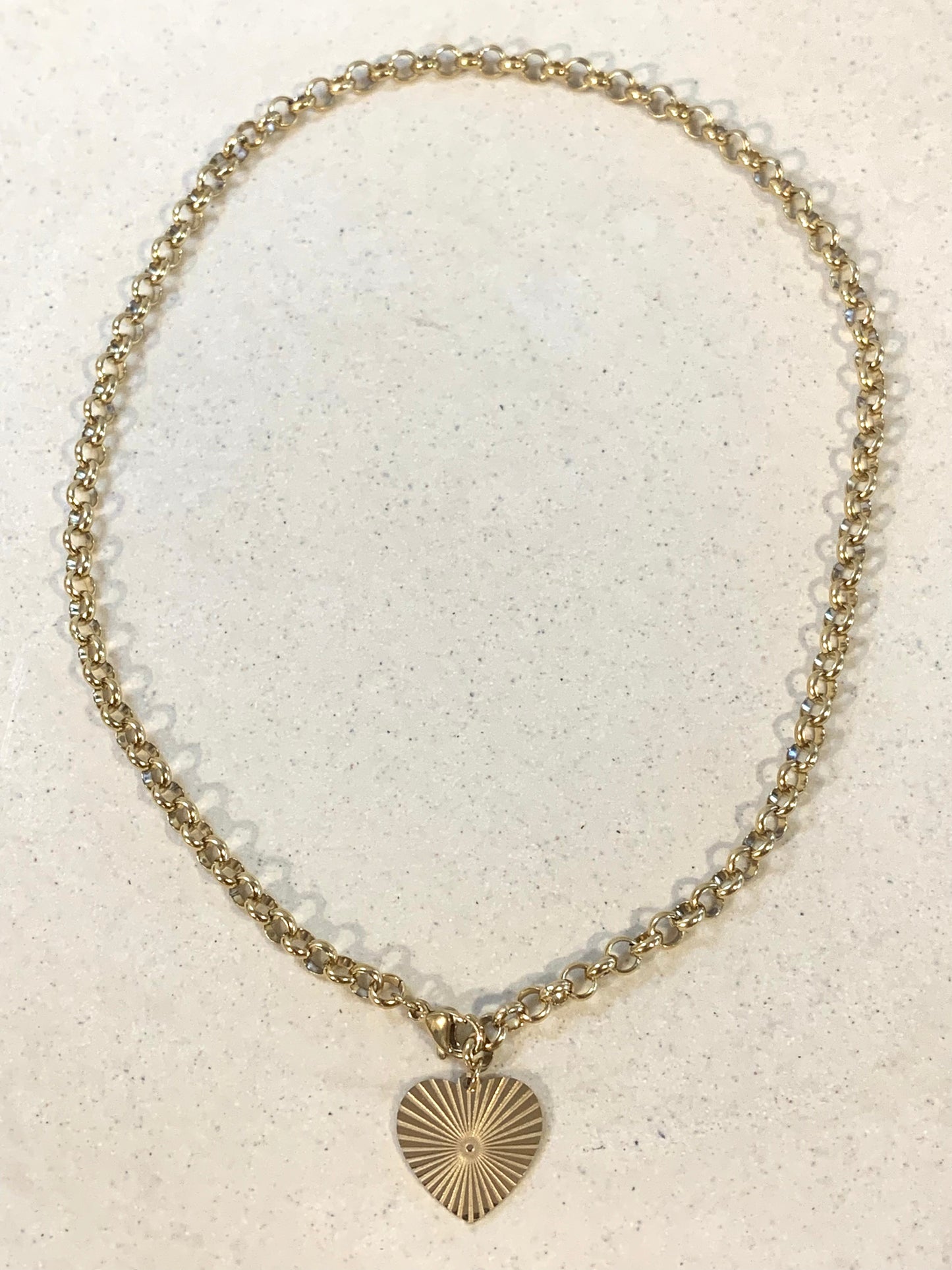 Radiating Heart Necklace