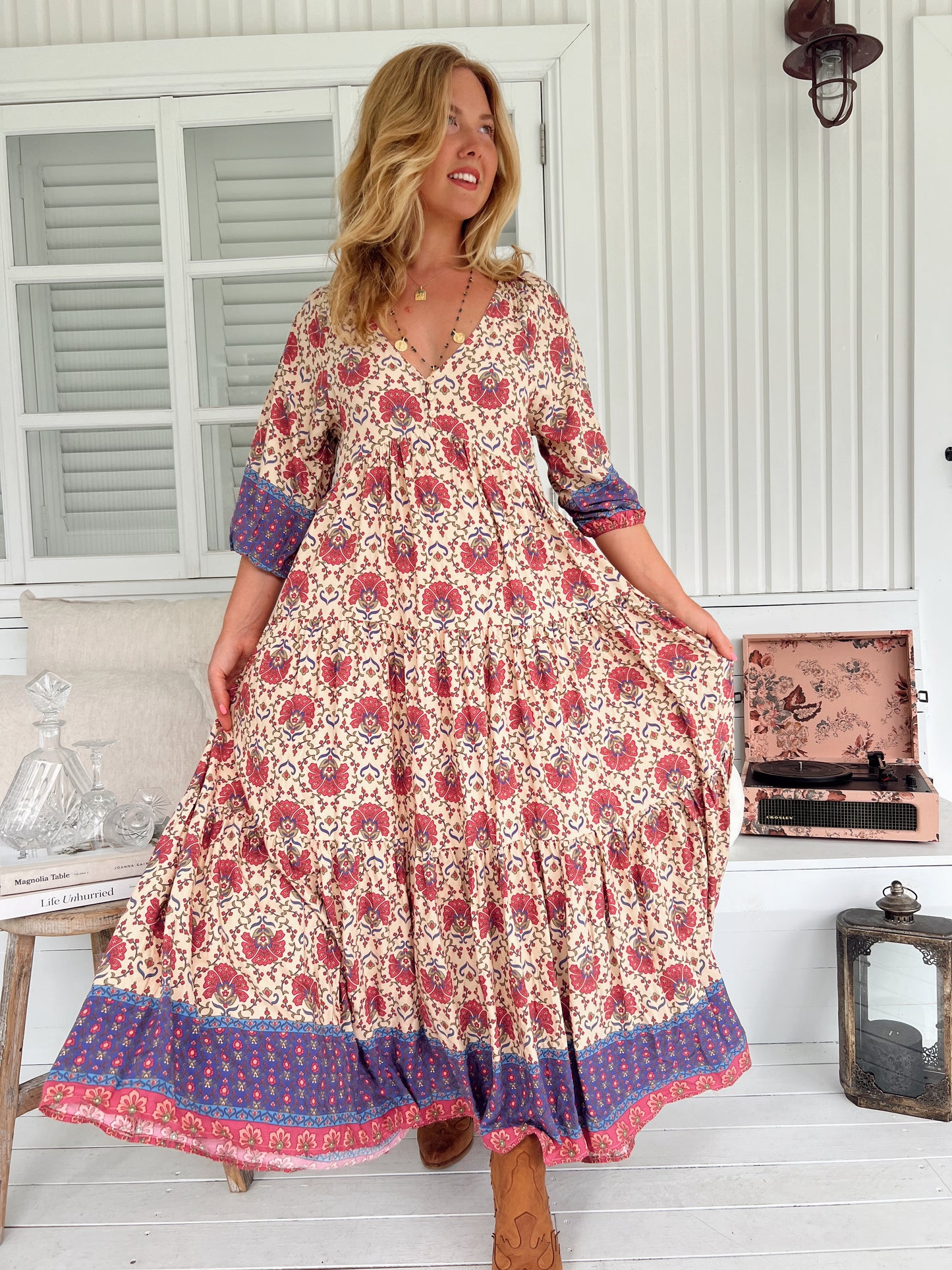Mia Maxi Dress - Bohemia Print Jaase