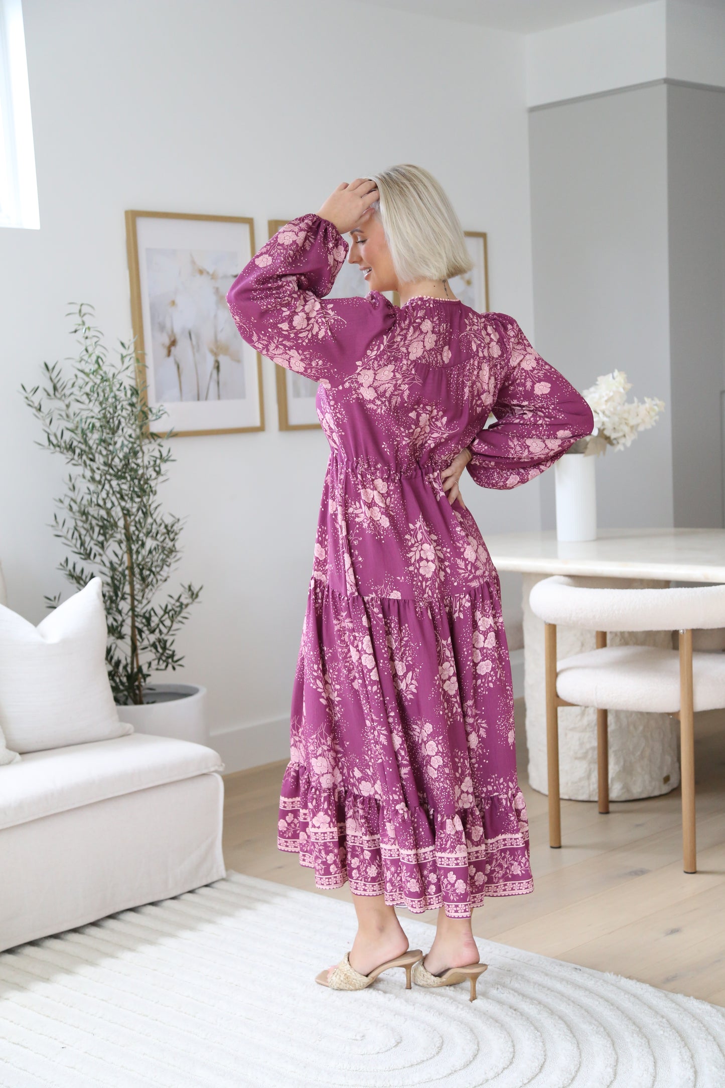 Casey Maxi Dress - Berry