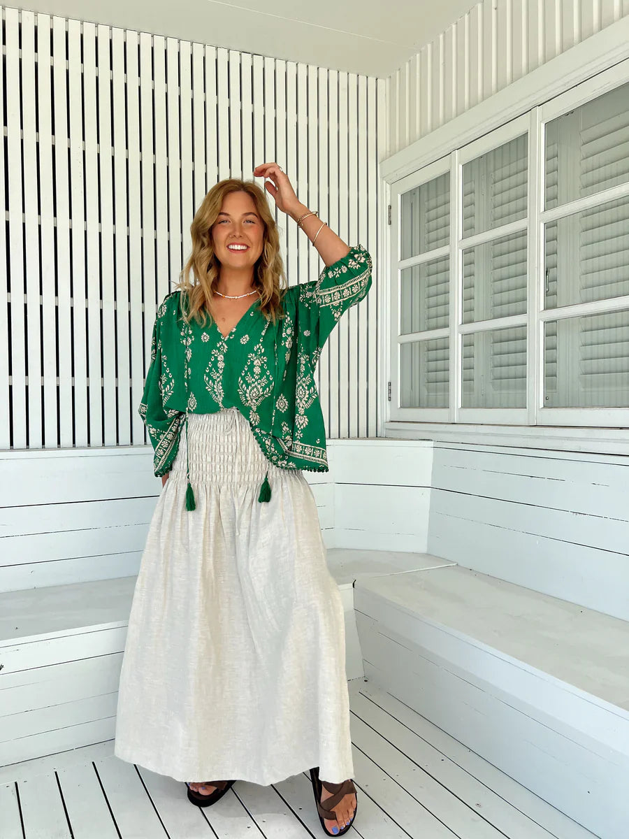 Rue Top - Kiva Print Jaase