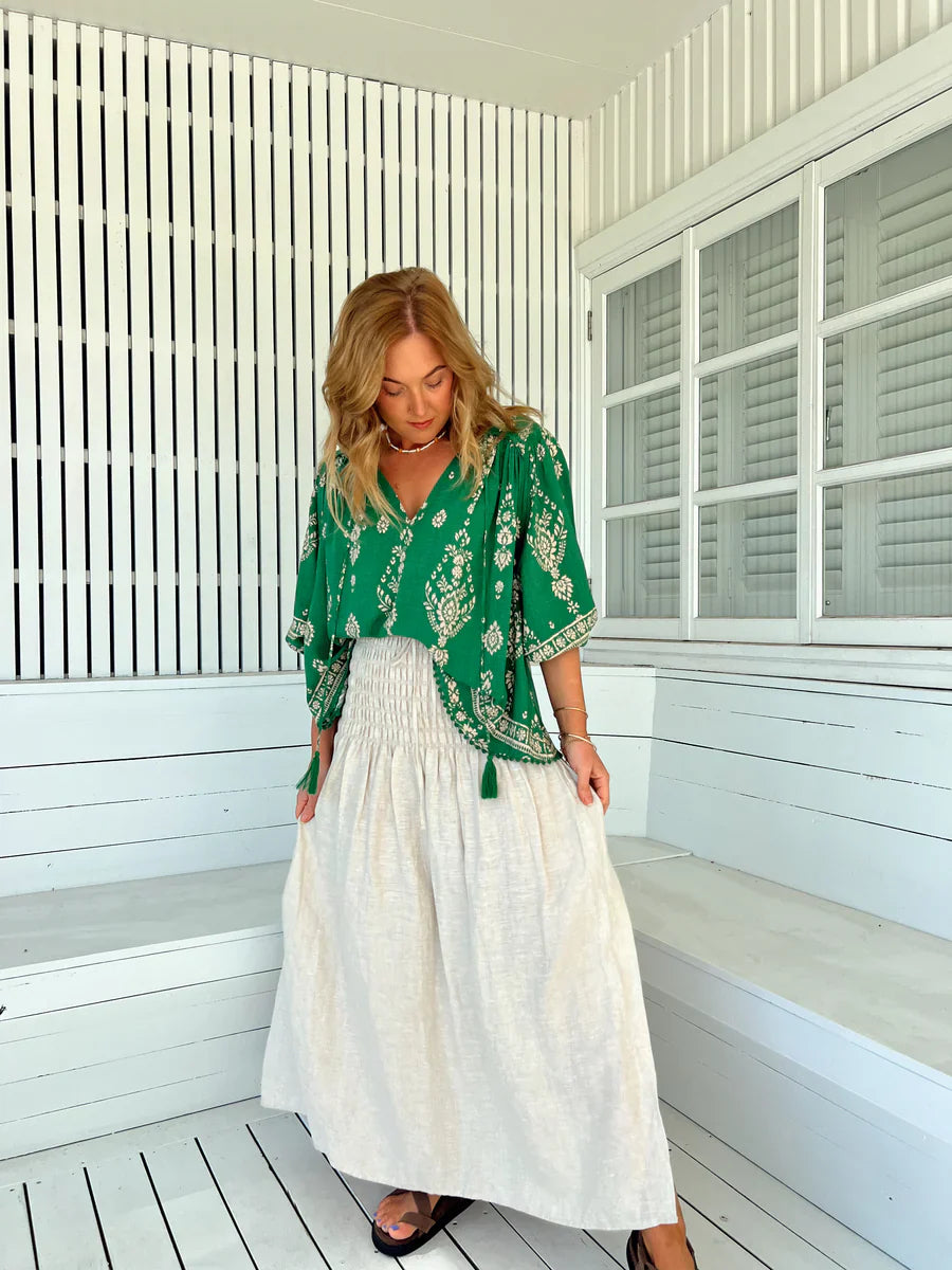 Rue Top - Kiva Print Jaase