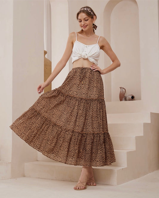 Safari Maxi Skirt
