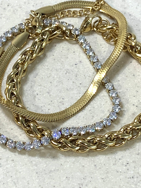 Paris Gold Bracelet