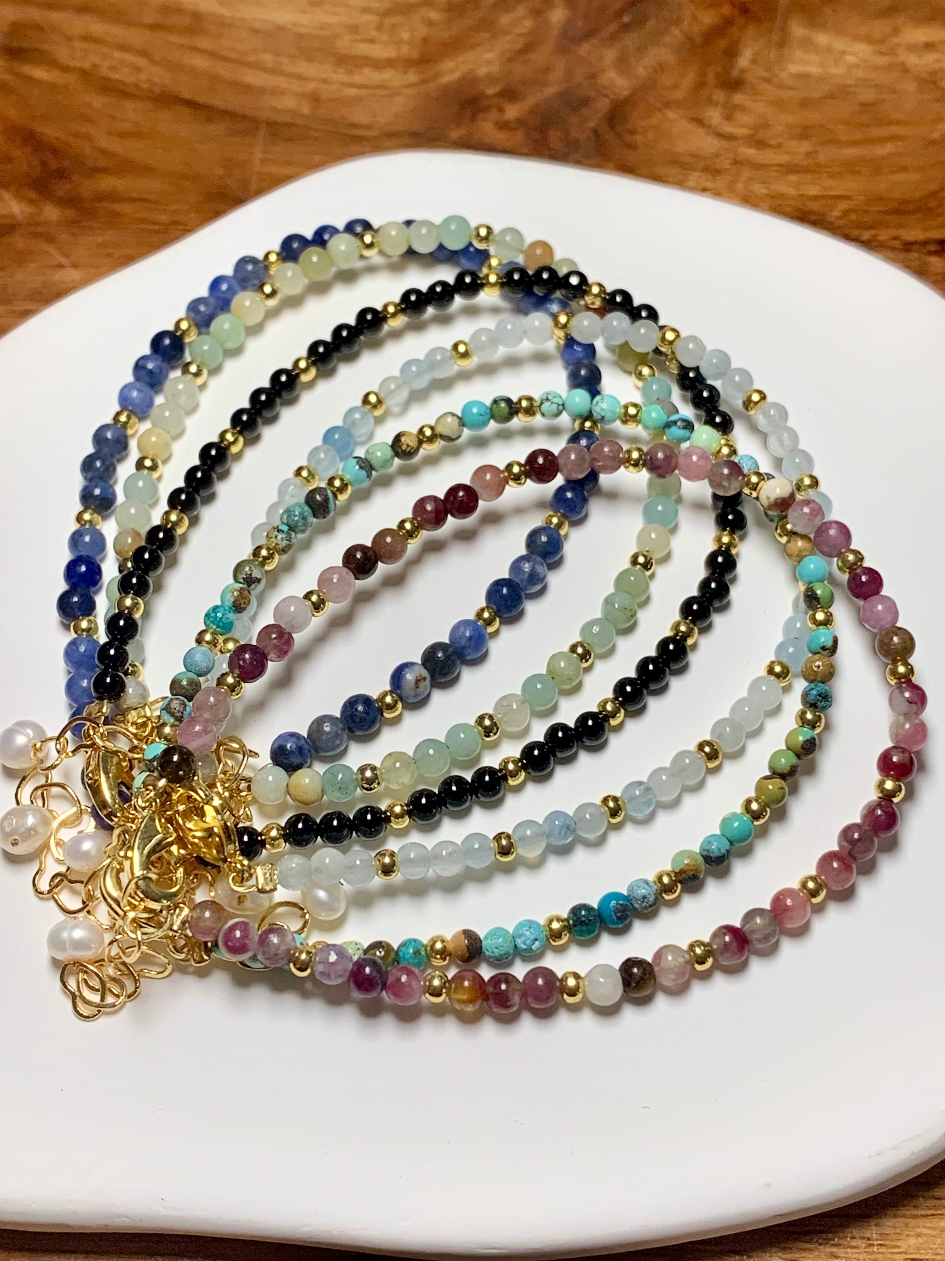 Mini Gemstone Bracelets