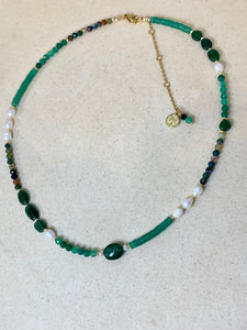 Mykonos Gemstone Necklace