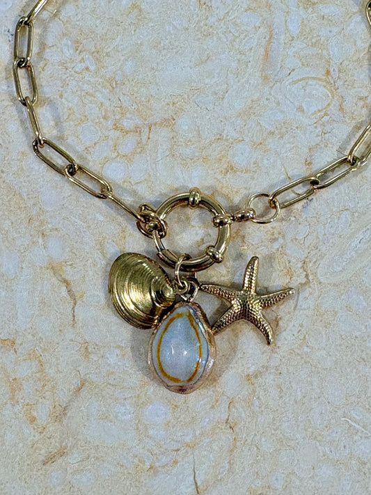 Shell Charm Bracelet