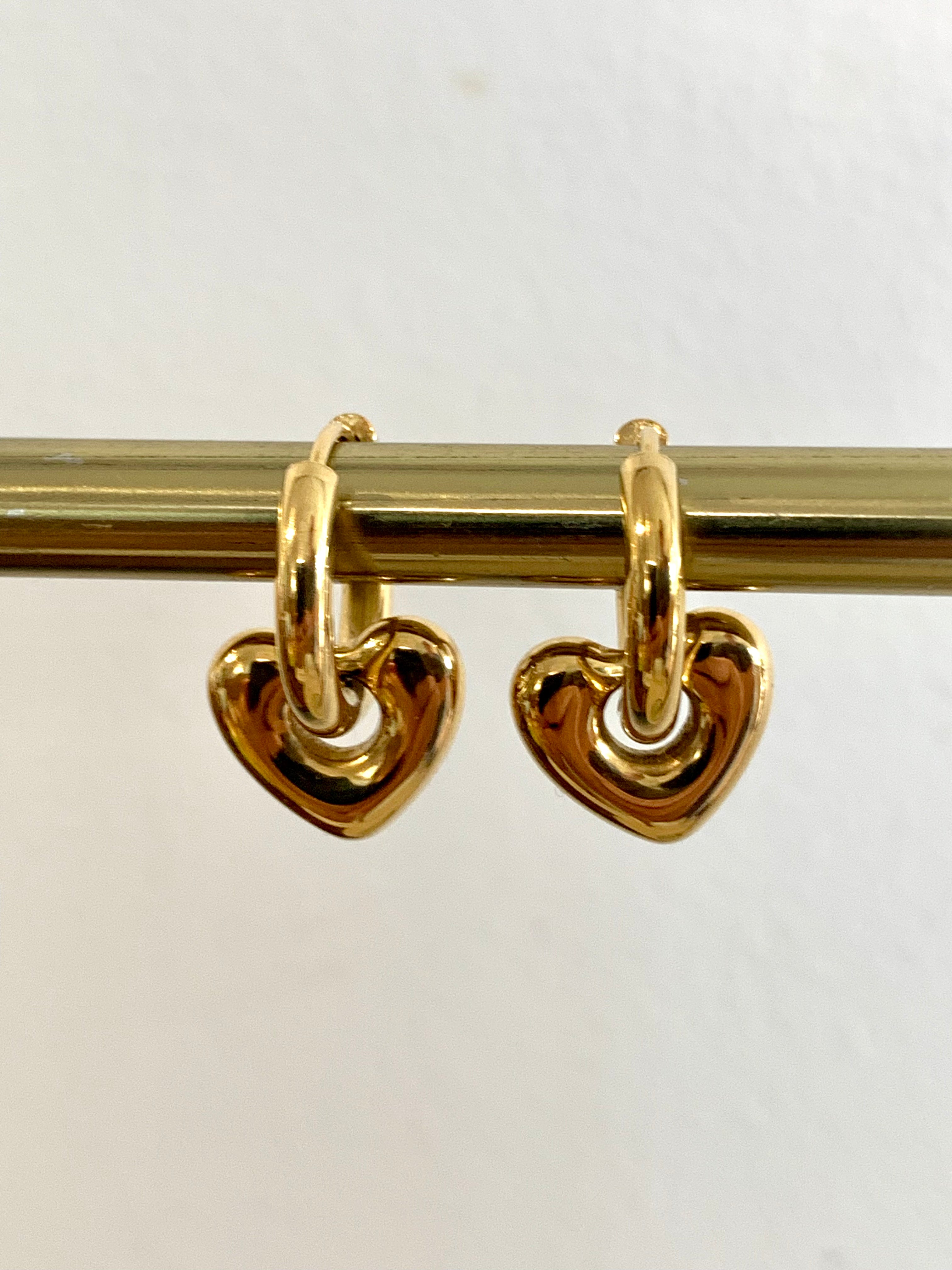 Puffy Heart Hoops