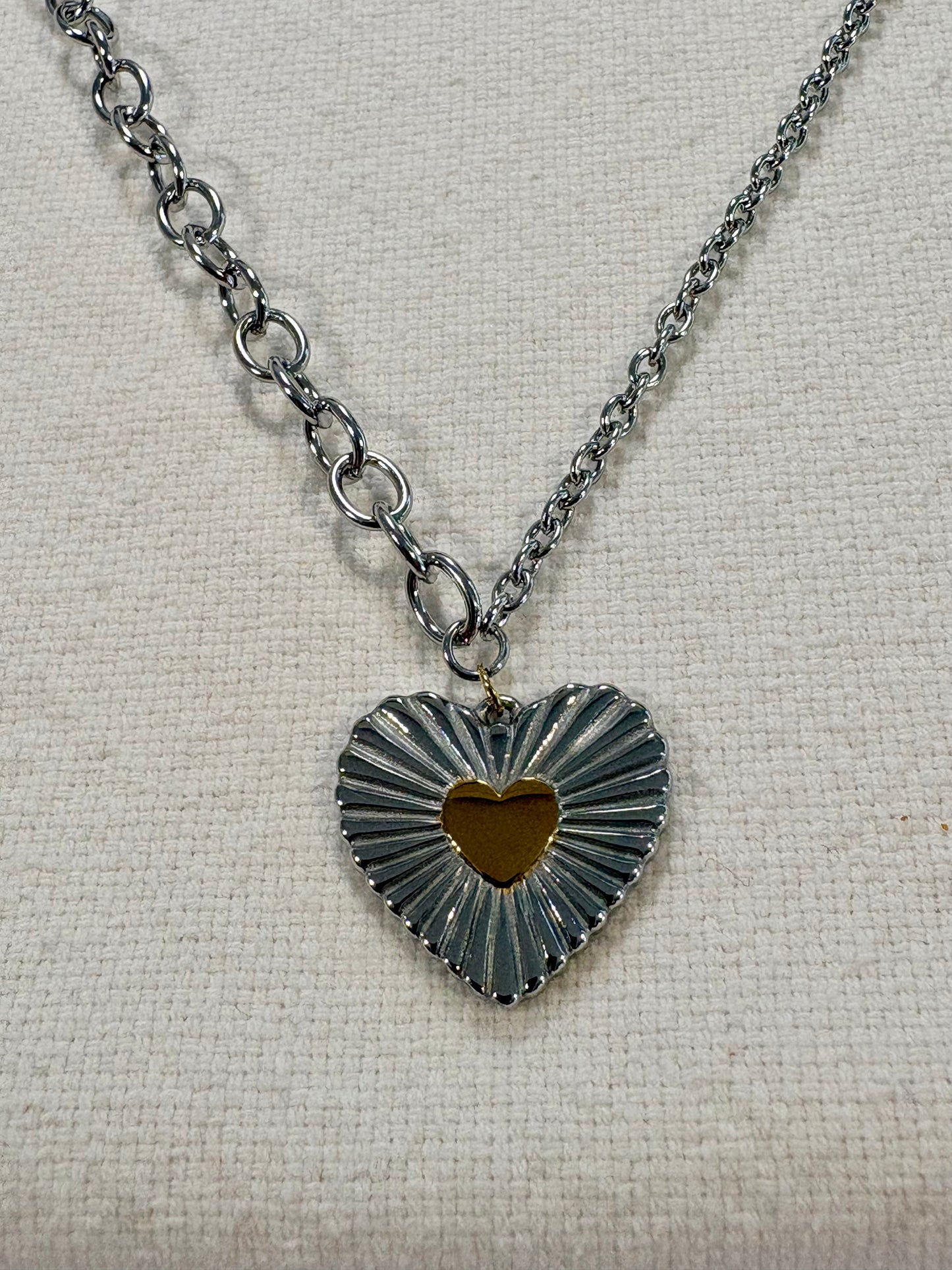 Twin Hearts Necklace