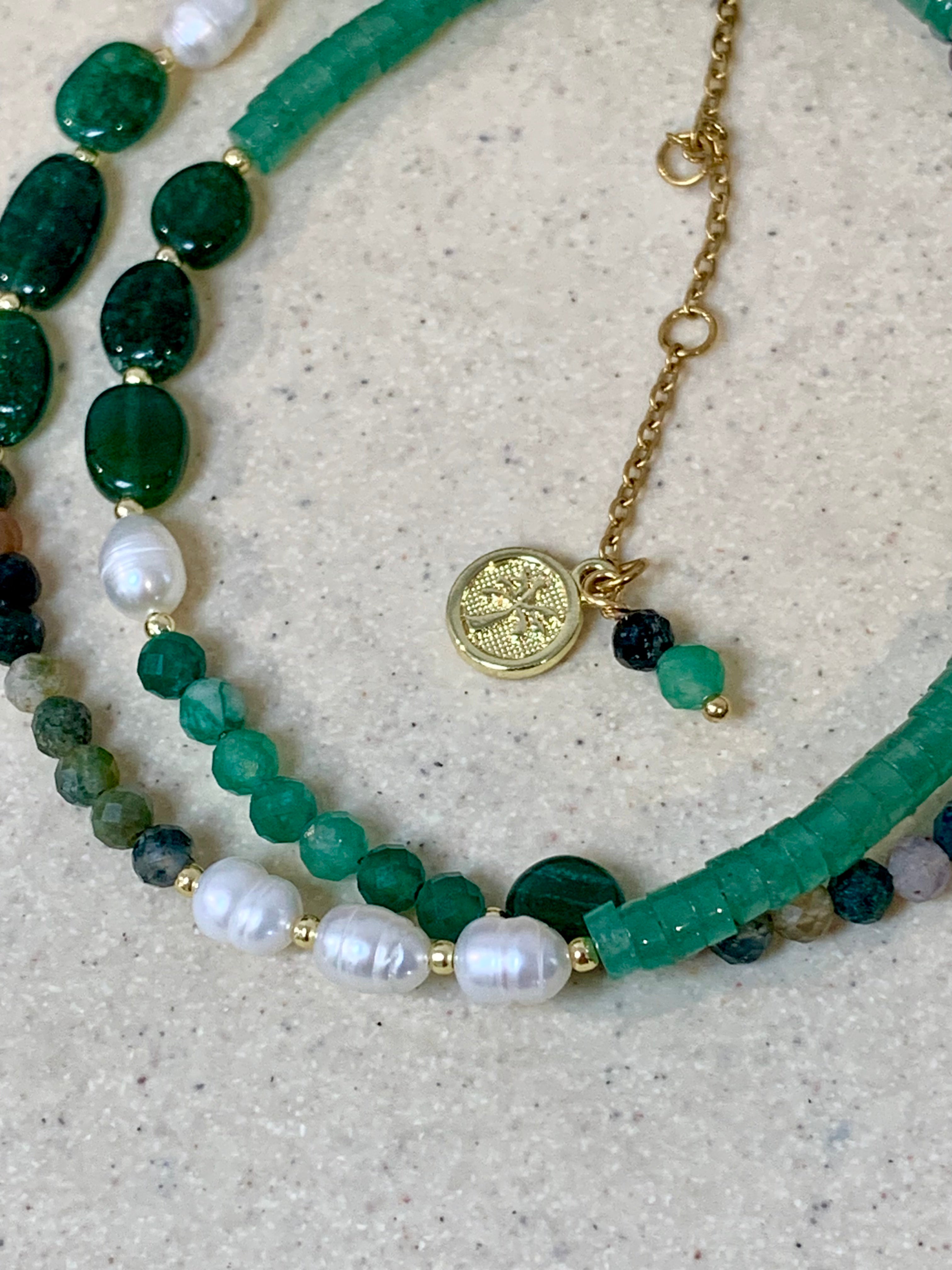 Mykonos Gemstone Necklace