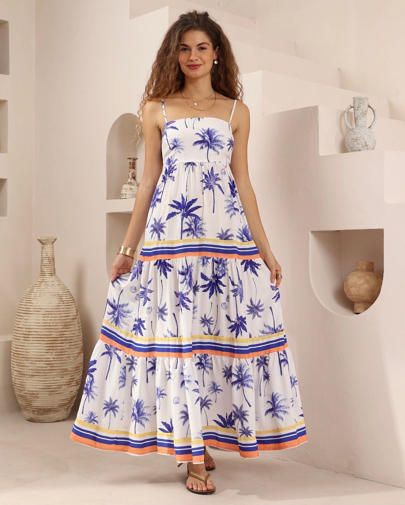 Palm Cove Slip Maxi Dress