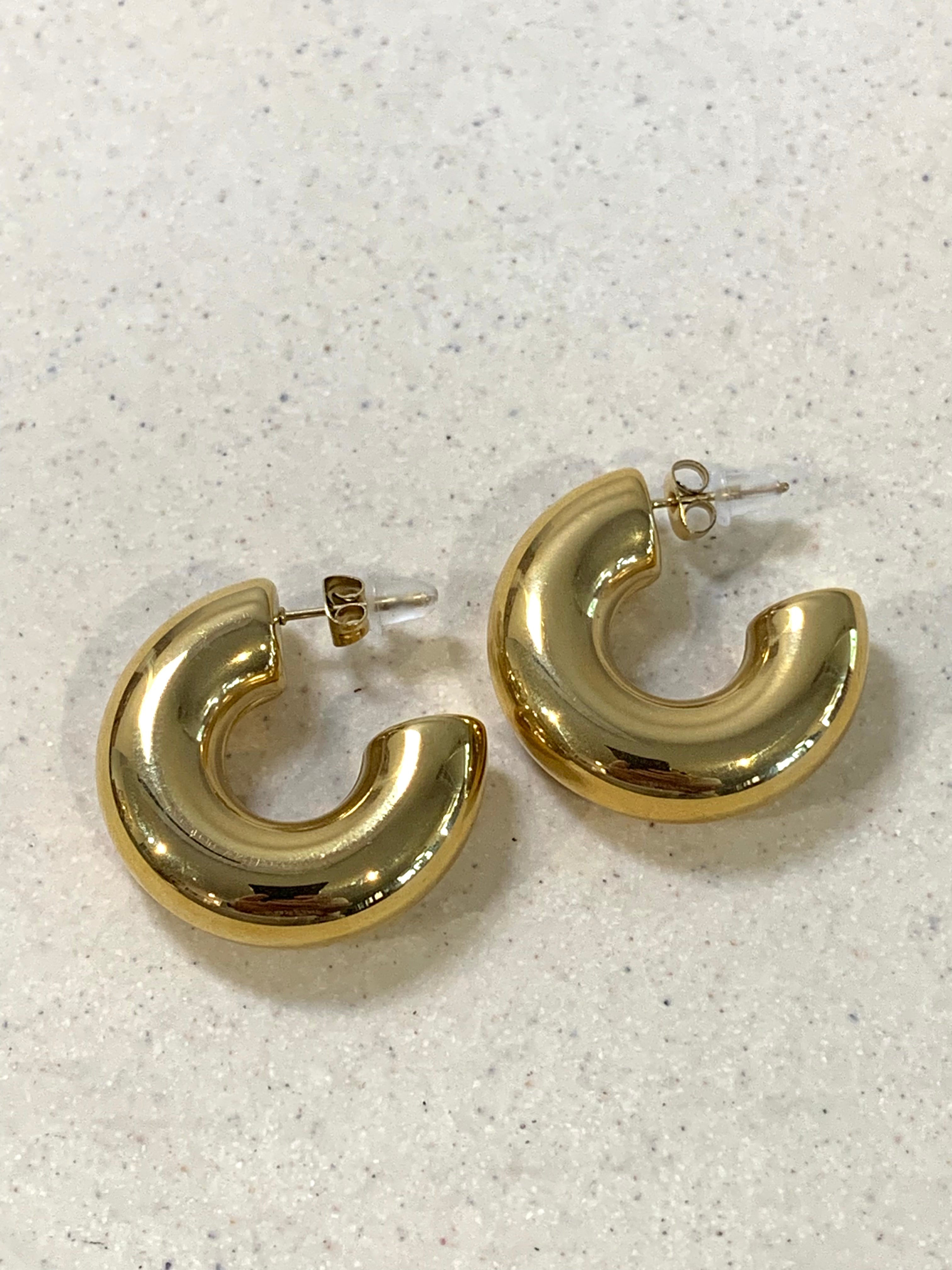 Essential Gold Hoops - Large