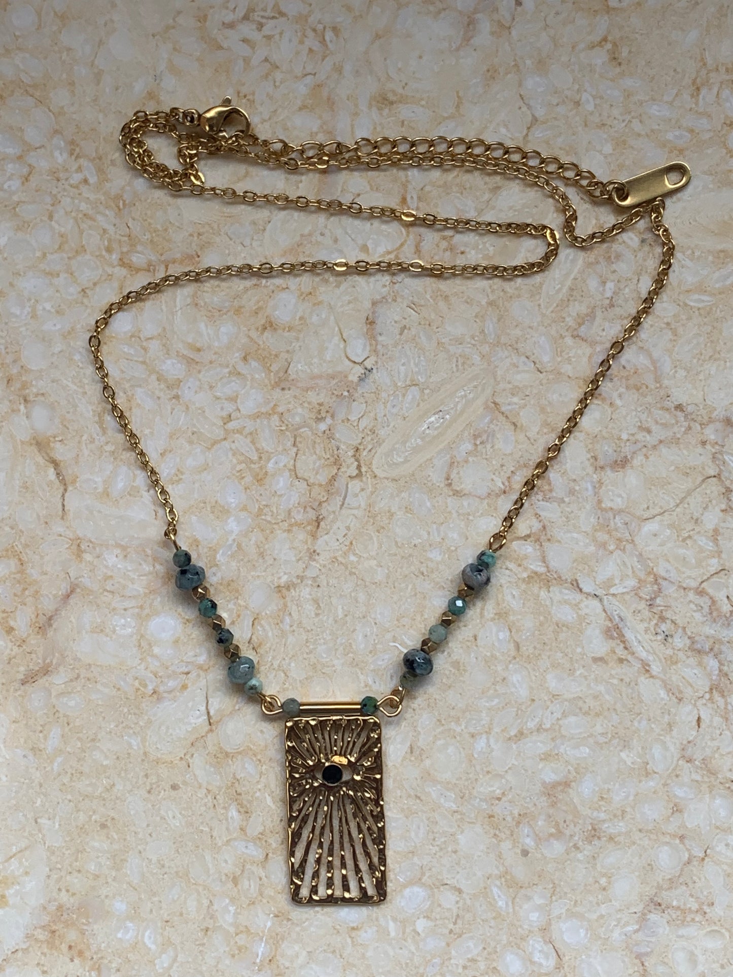 Radiating Eye Necklace