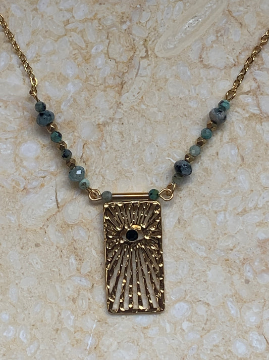 Radiating Eye Necklace