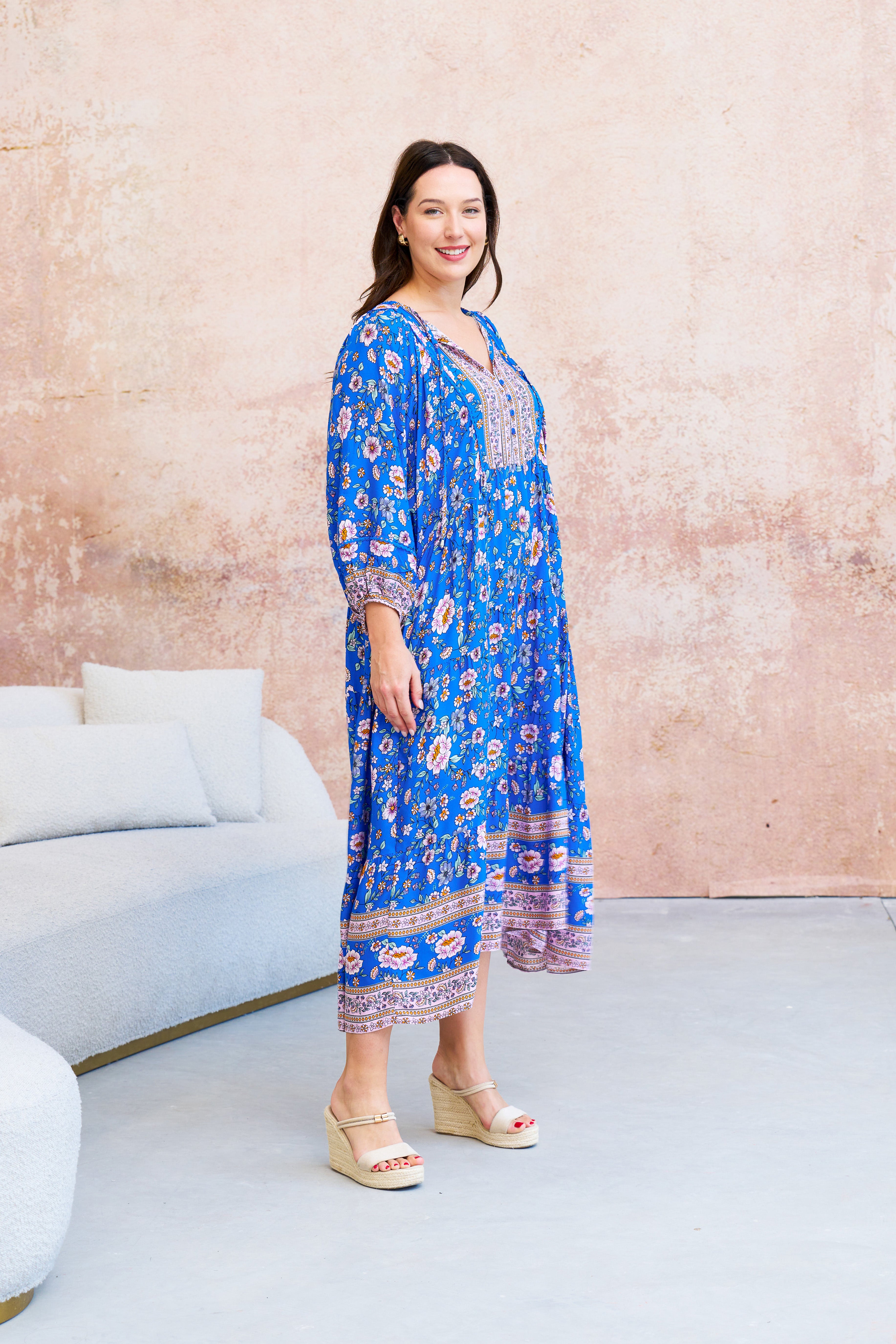 Margot Midi Dress - BOHO Australia