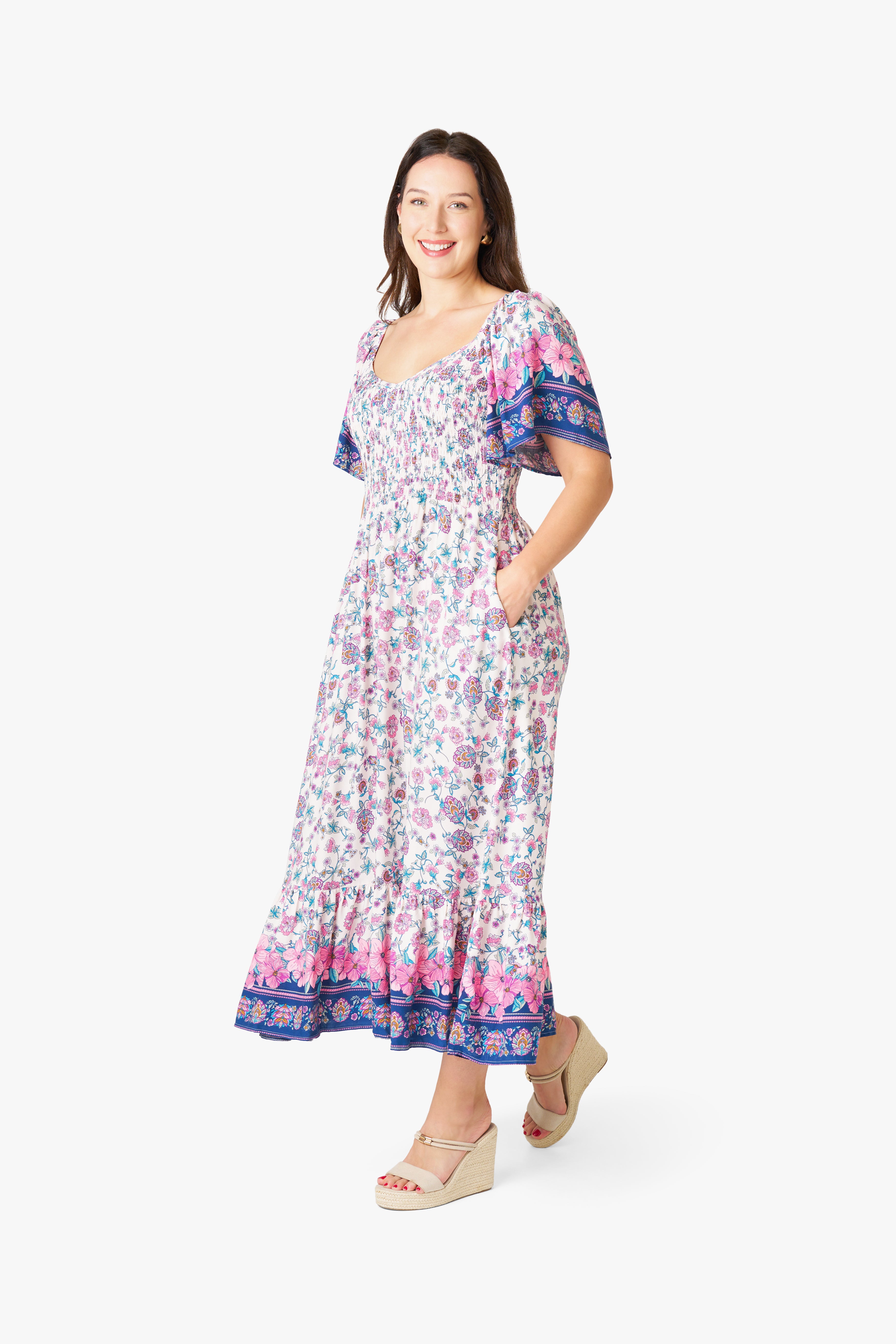 Romsey Midi Dress - BOHO Australia