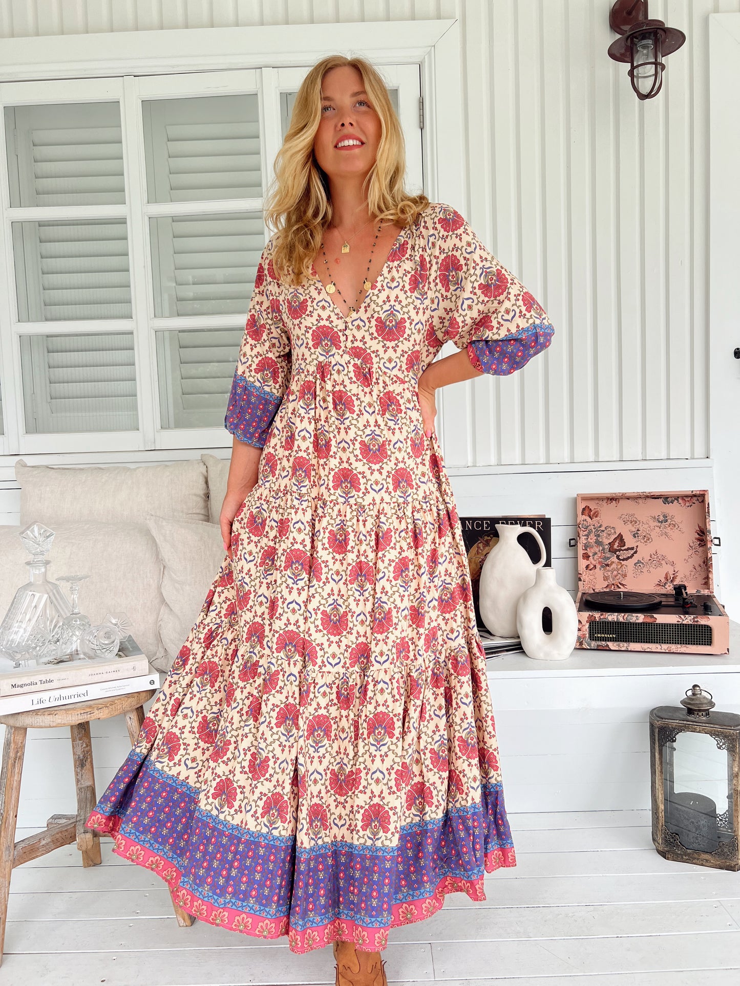 Mia Maxi Dress - Bohemia Print Jaase