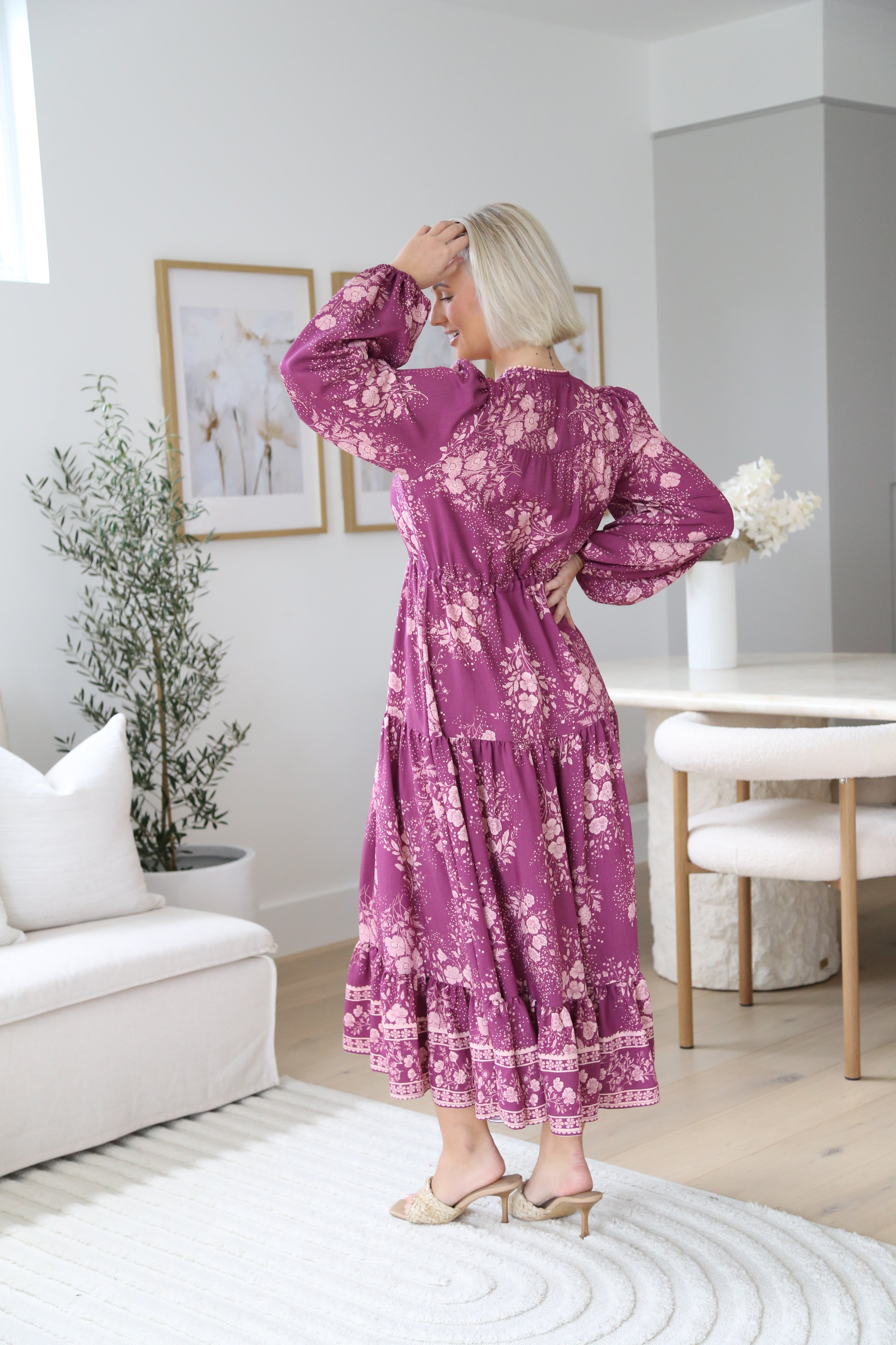 Casey Maxi Dress - Berry