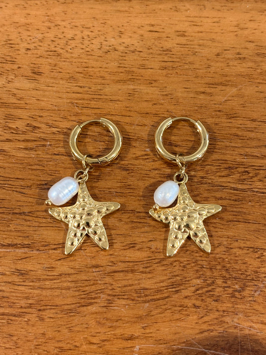 Coastal Starfish Earrings
