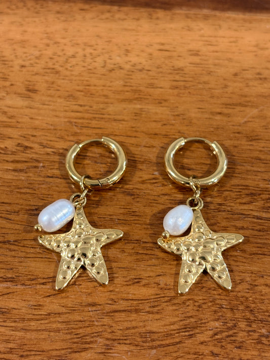 Coastal Starfish Earrings