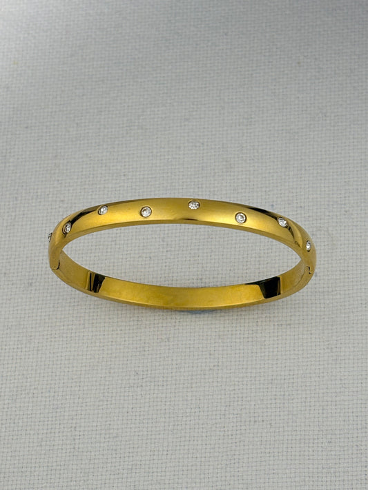 Alexa Gold Bangle