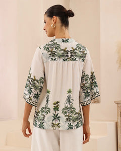 Nessa Palm Blouse