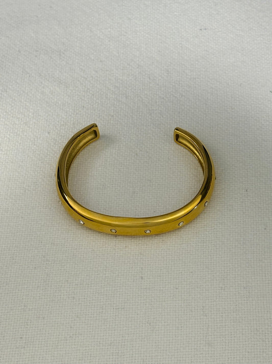 Amy Gold Cuff Bangle