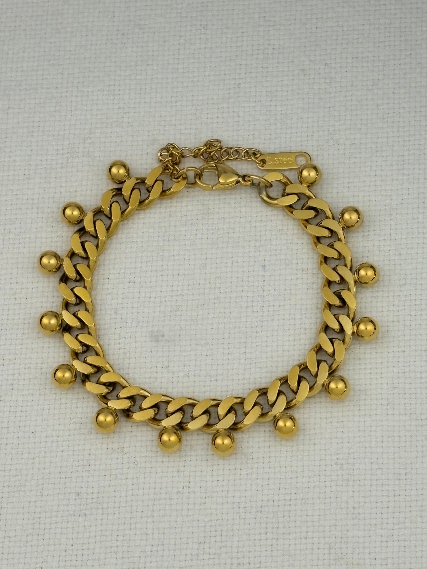 Cuban Ball Bracelet