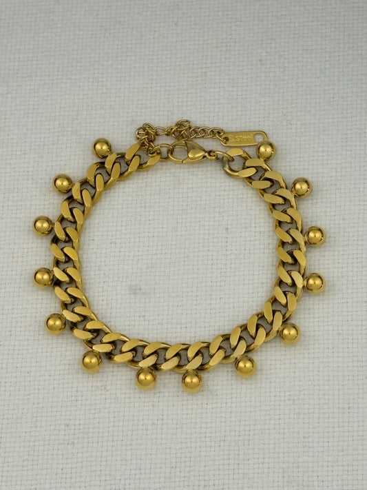 Cuban Ball Bracelet