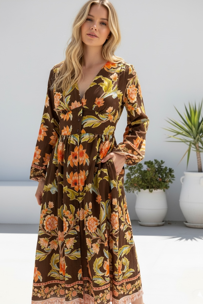 Aubry Midi Dress