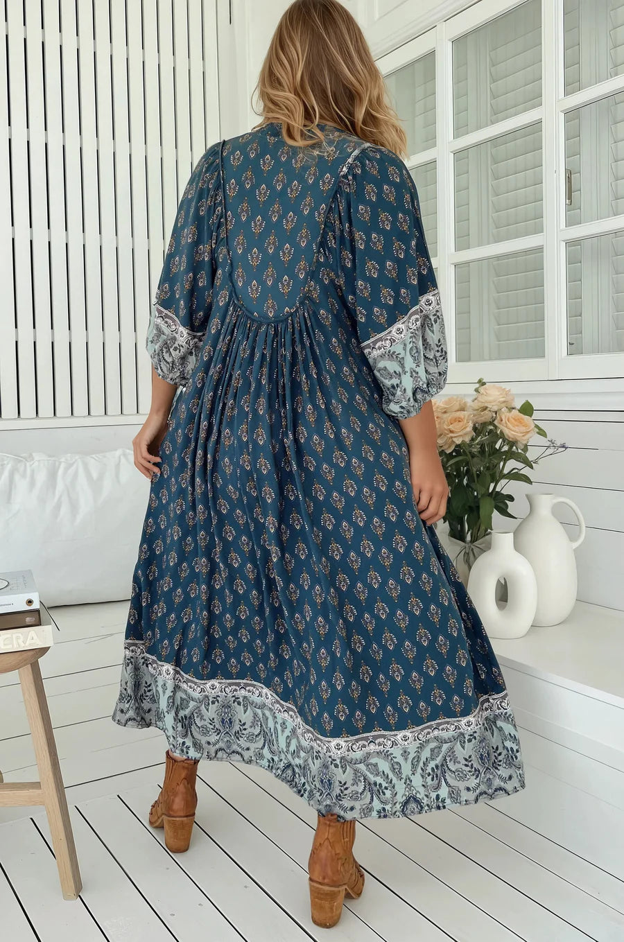 Boheme Midi Dress - Nico Print Jaase
