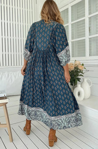 Boheme Midi Dress - Nico Print Jaase