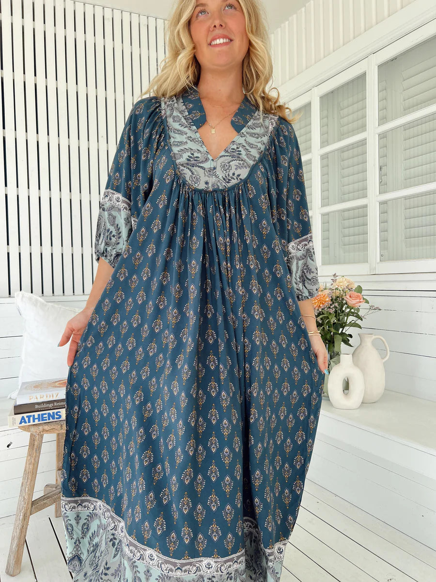 Boheme Midi Dress - Nico Print Jaase