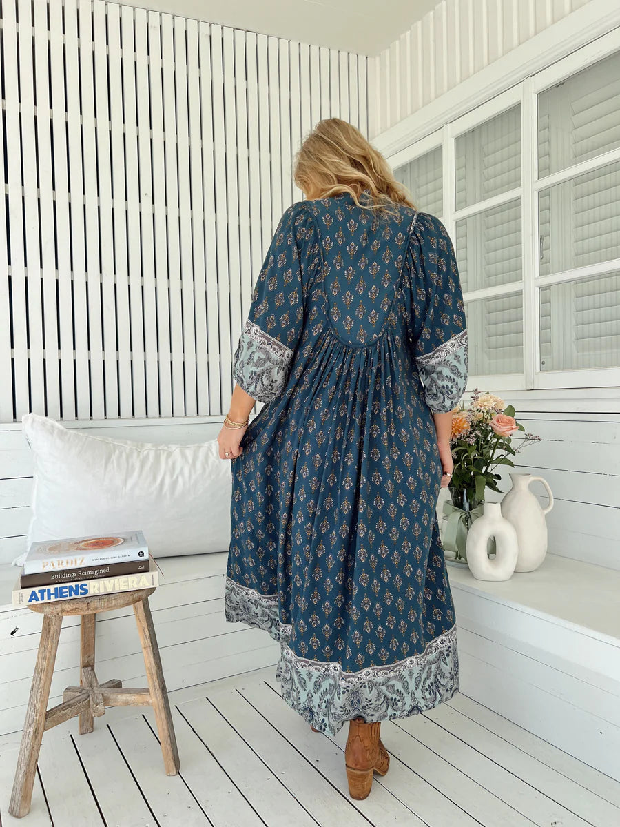 Boheme Midi Dress - Nico Print Jaase