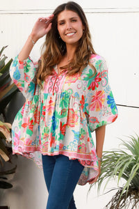 Bouquet Bloom Blouse - Dreamcatcher