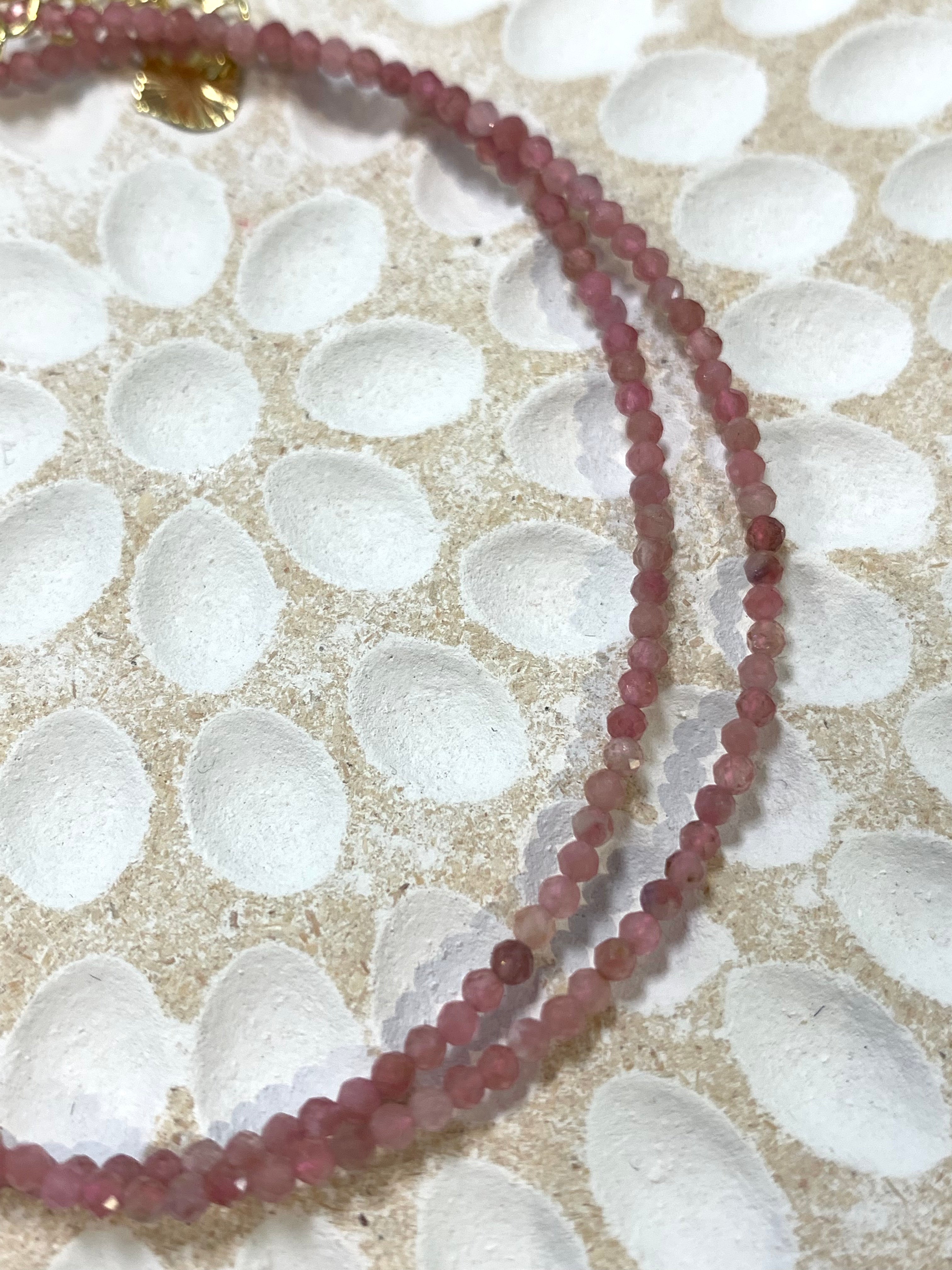 Mini Gemstone Choker - Pinks